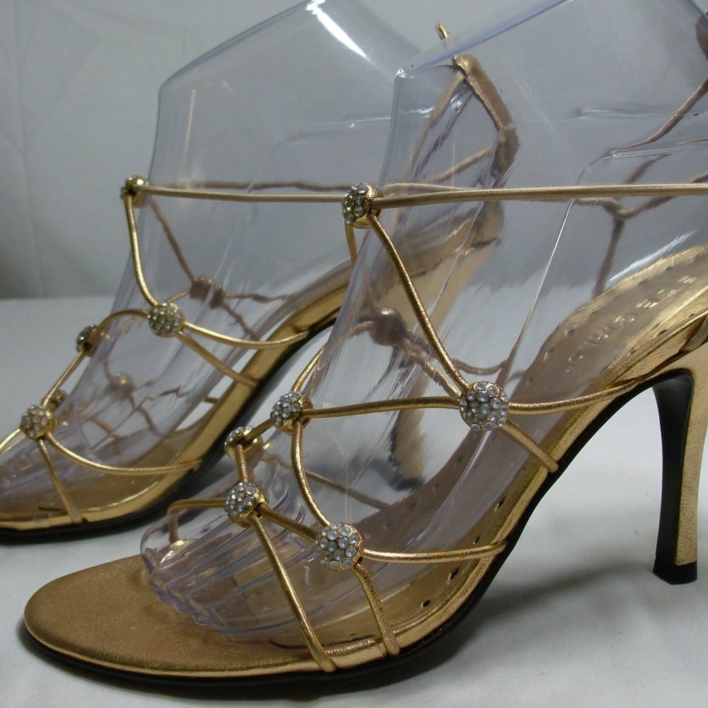 BCBG Girls Gold Sandal Size 6.5